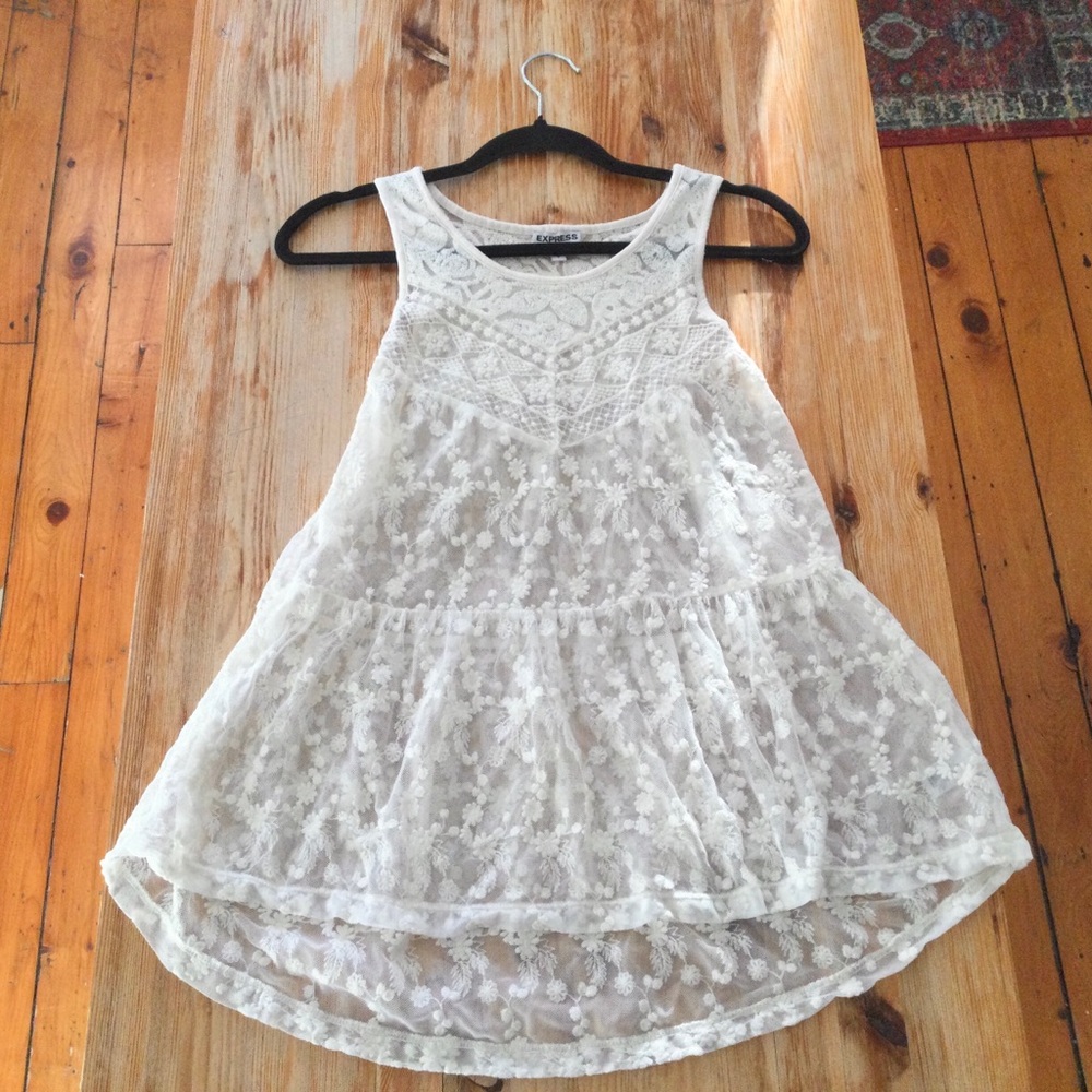 Elegant Ivory Lace Top